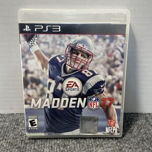 Madden NFL 17 PlayStation 3 PS3 Video Game Complete Case Manual Disc Football EA